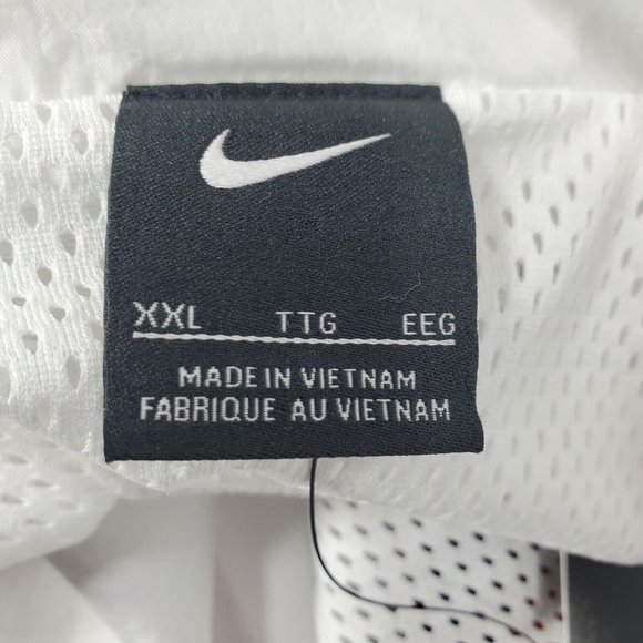 Nike Throwback Basketball ZIP Jacket Men's Size XXL White Blue AV9755-102 NWT - Picture 7 of 11